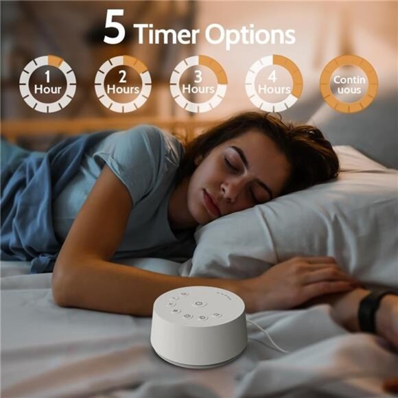Color Noise Sound Machines Sleep White Noise Machine with 25 Soothing Sounds 32 - Picture 4 of 8